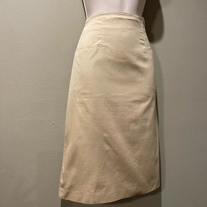 MaxMara 100% Cotton A-line skirt, US 12